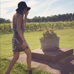 Express strapless dress